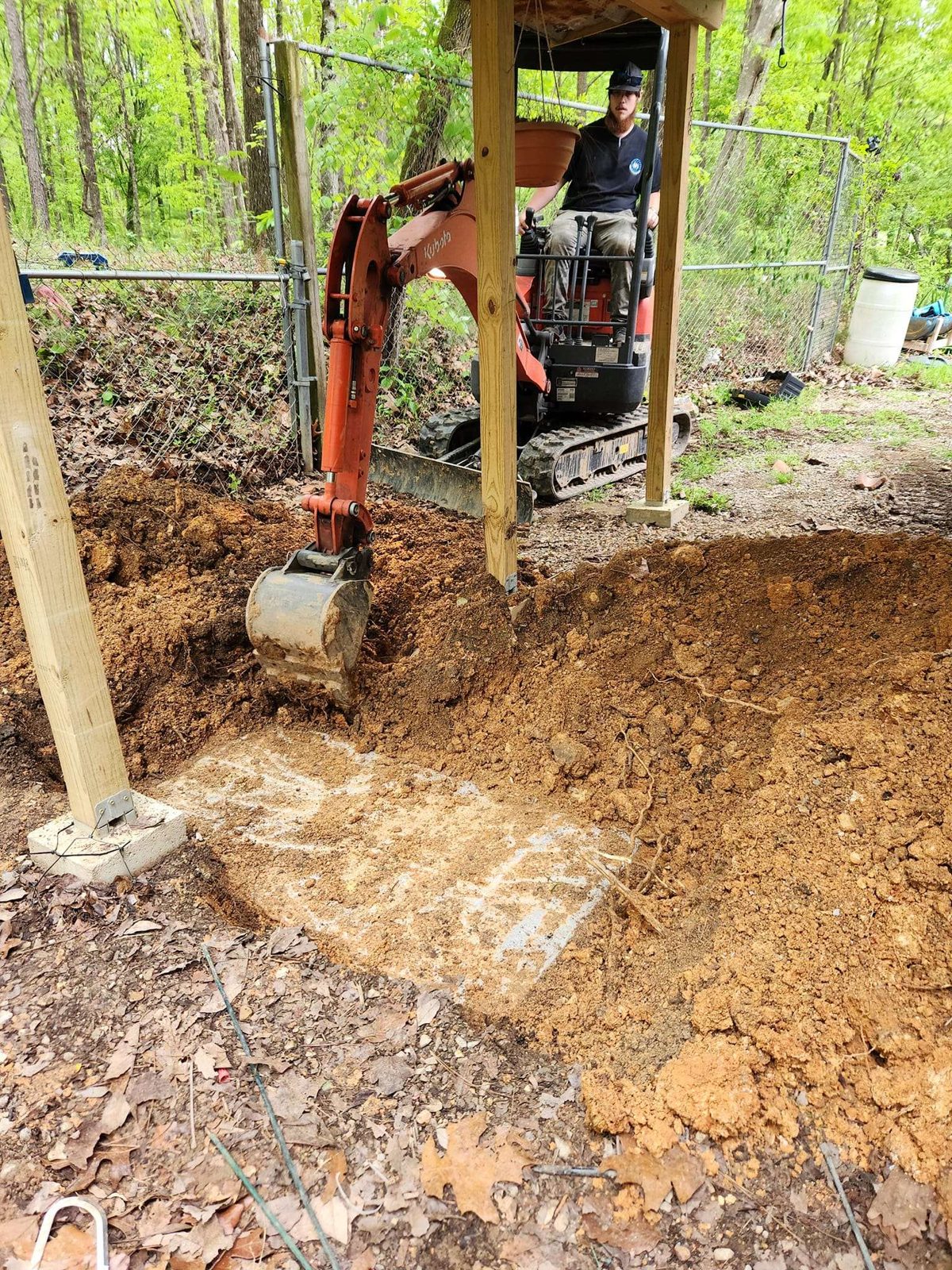 SFI Environmental crew performing septic and wastewater work at a job site in North Alabama