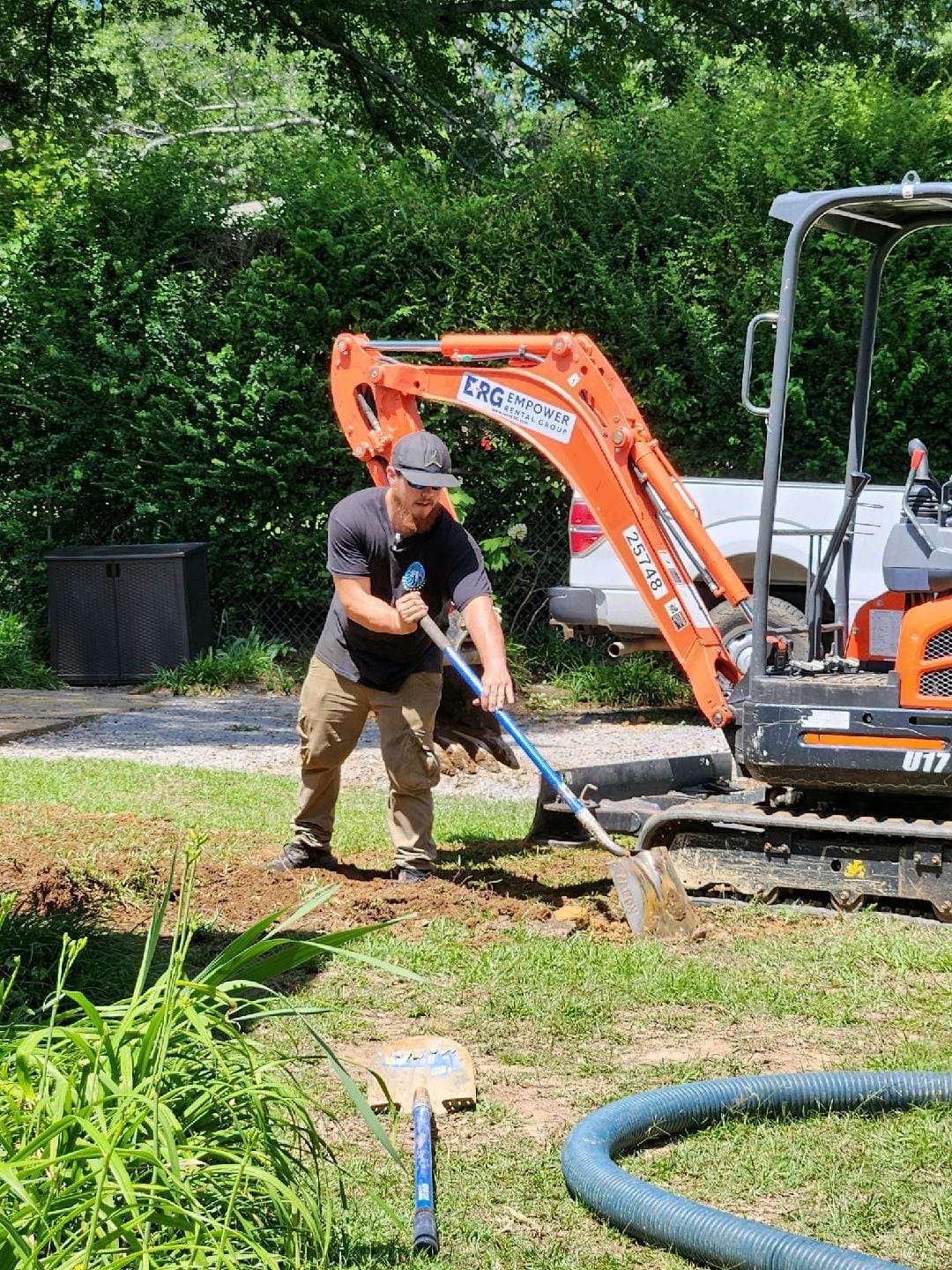 SFI Environmental crew completing a septic installation